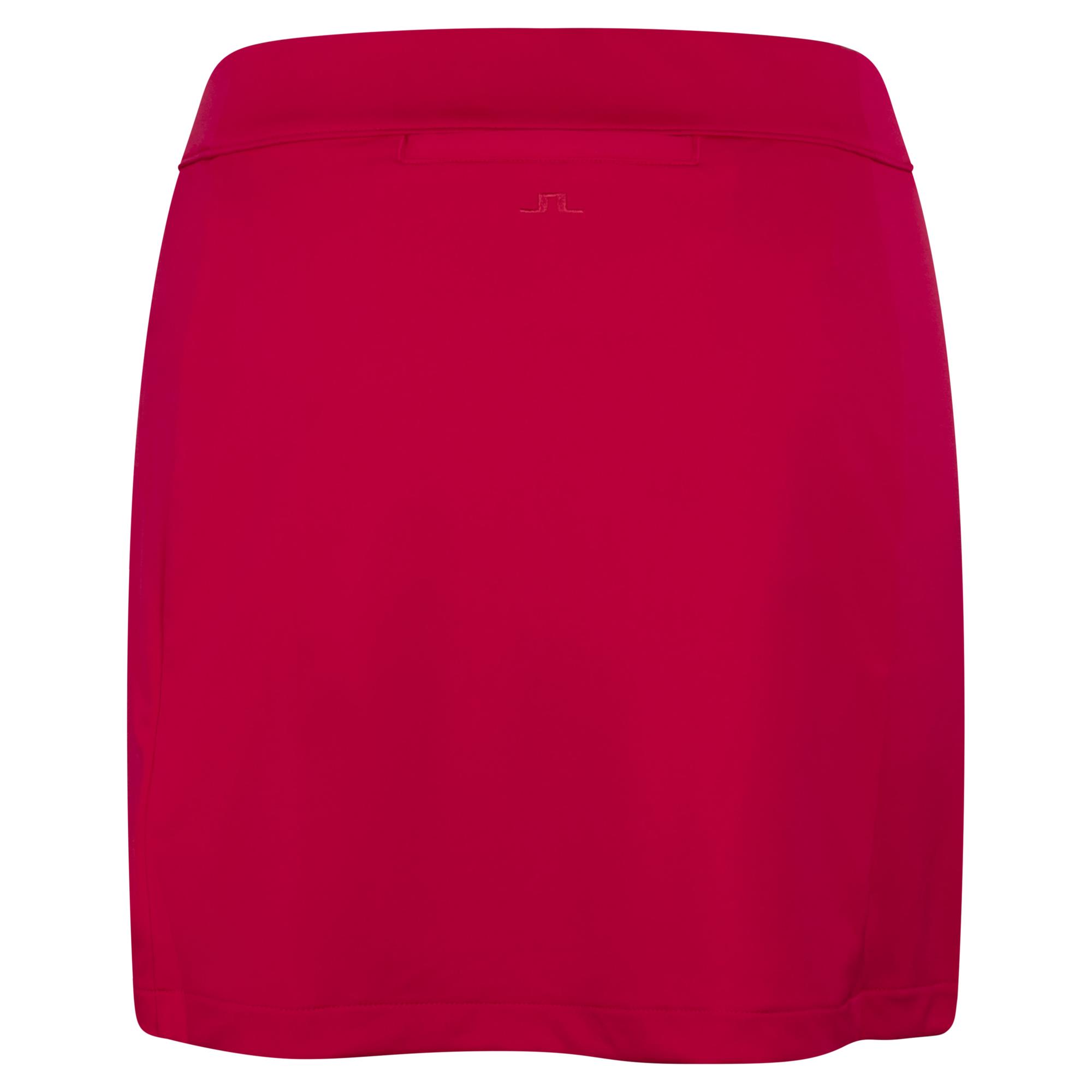 J Lindeberg Amelie Mid Ladies Golf Skirt Rose Red